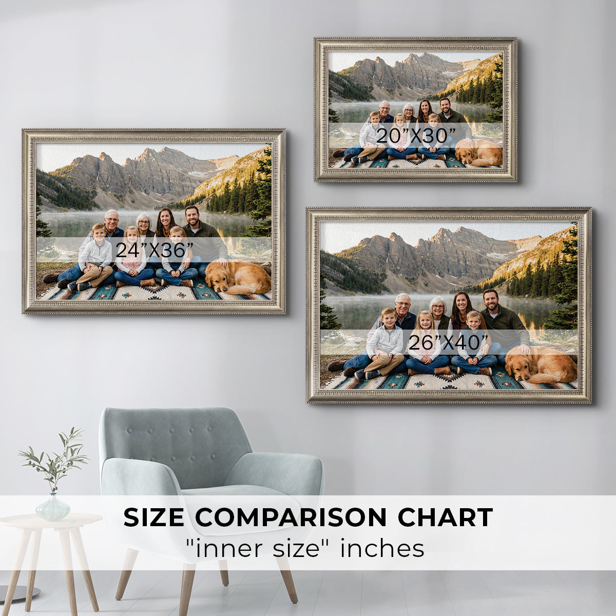 Custom Framed Canvas - Traditional & Ornate Collection