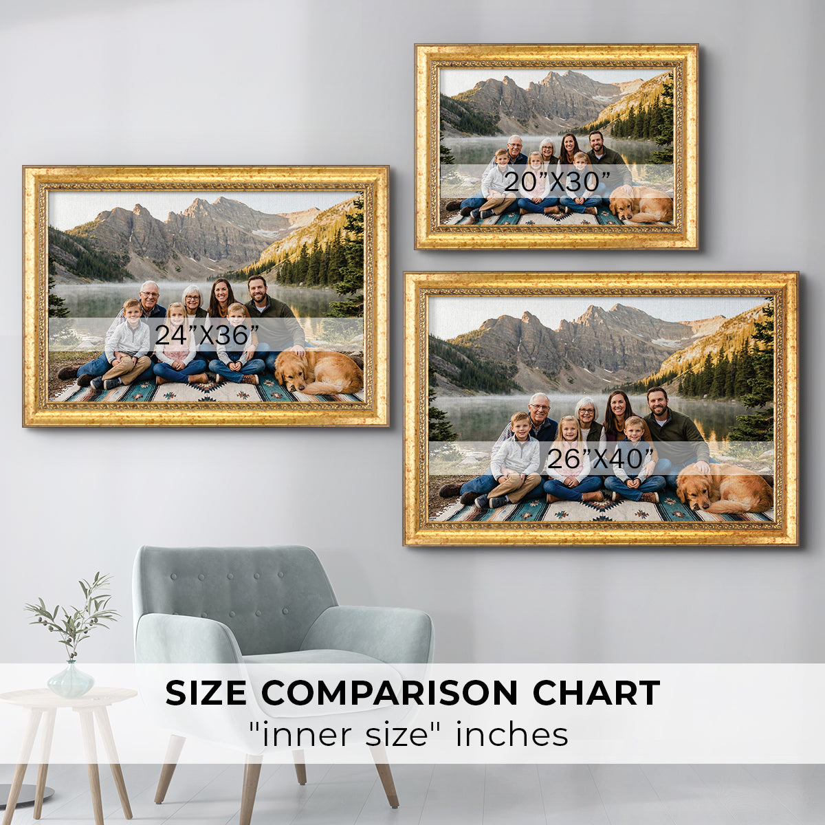 Custom Framed Canvas - Traditional & Ornate Collection