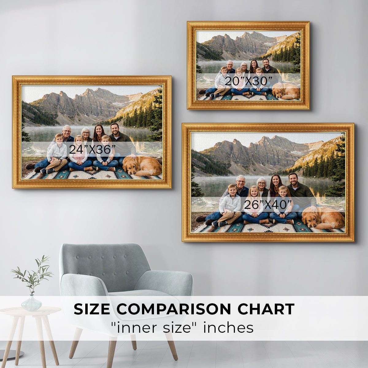 Custom Framed Canvas - Traditional & Ornate Collection