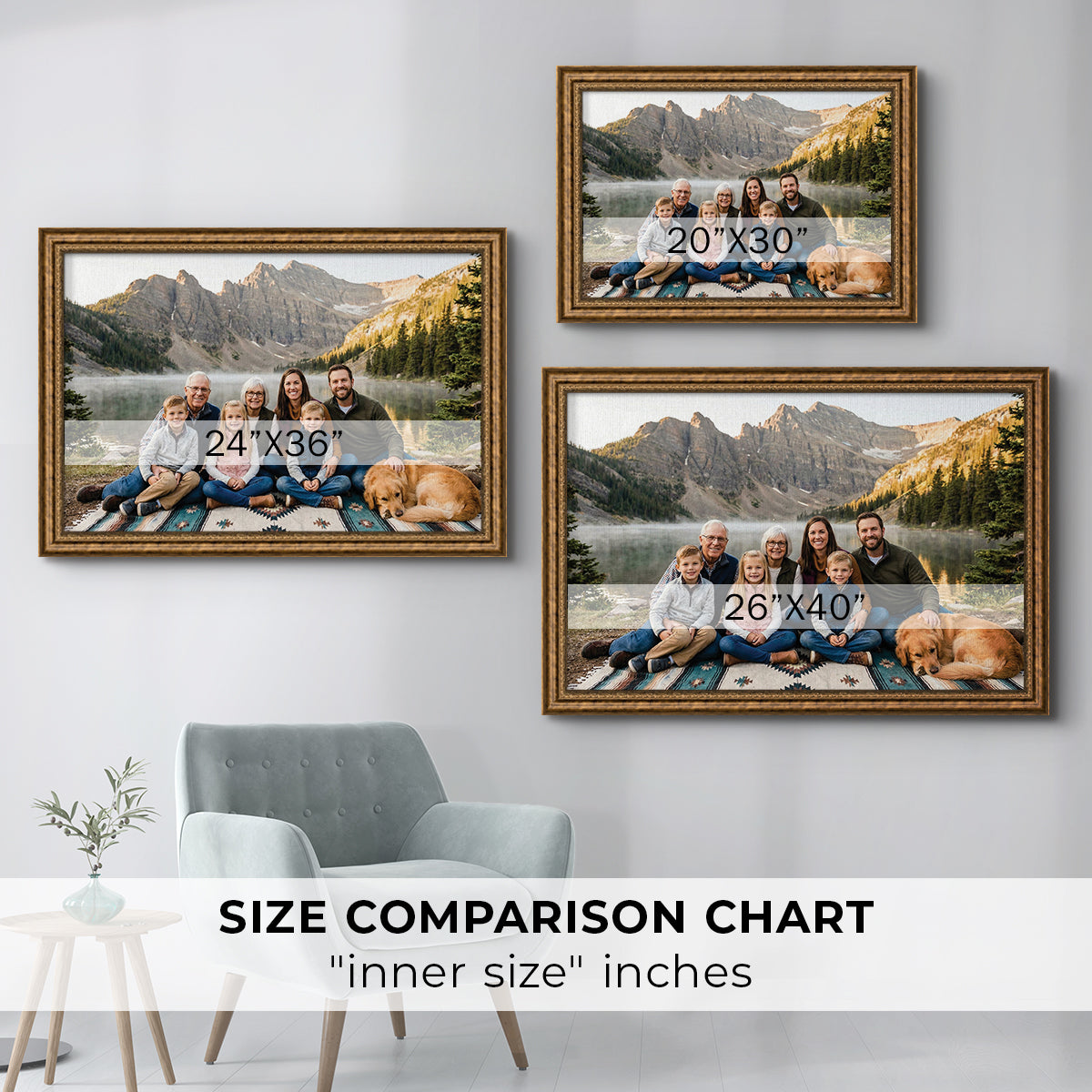 Custom Framed Canvas - Traditional & Ornate Collection