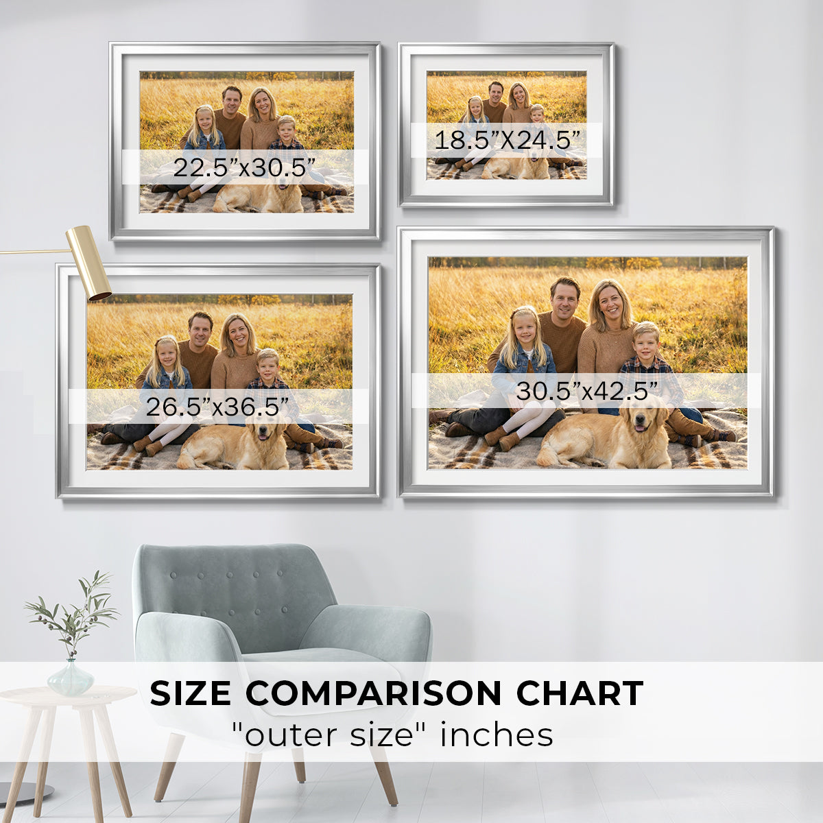Modern Custom Framed Paper