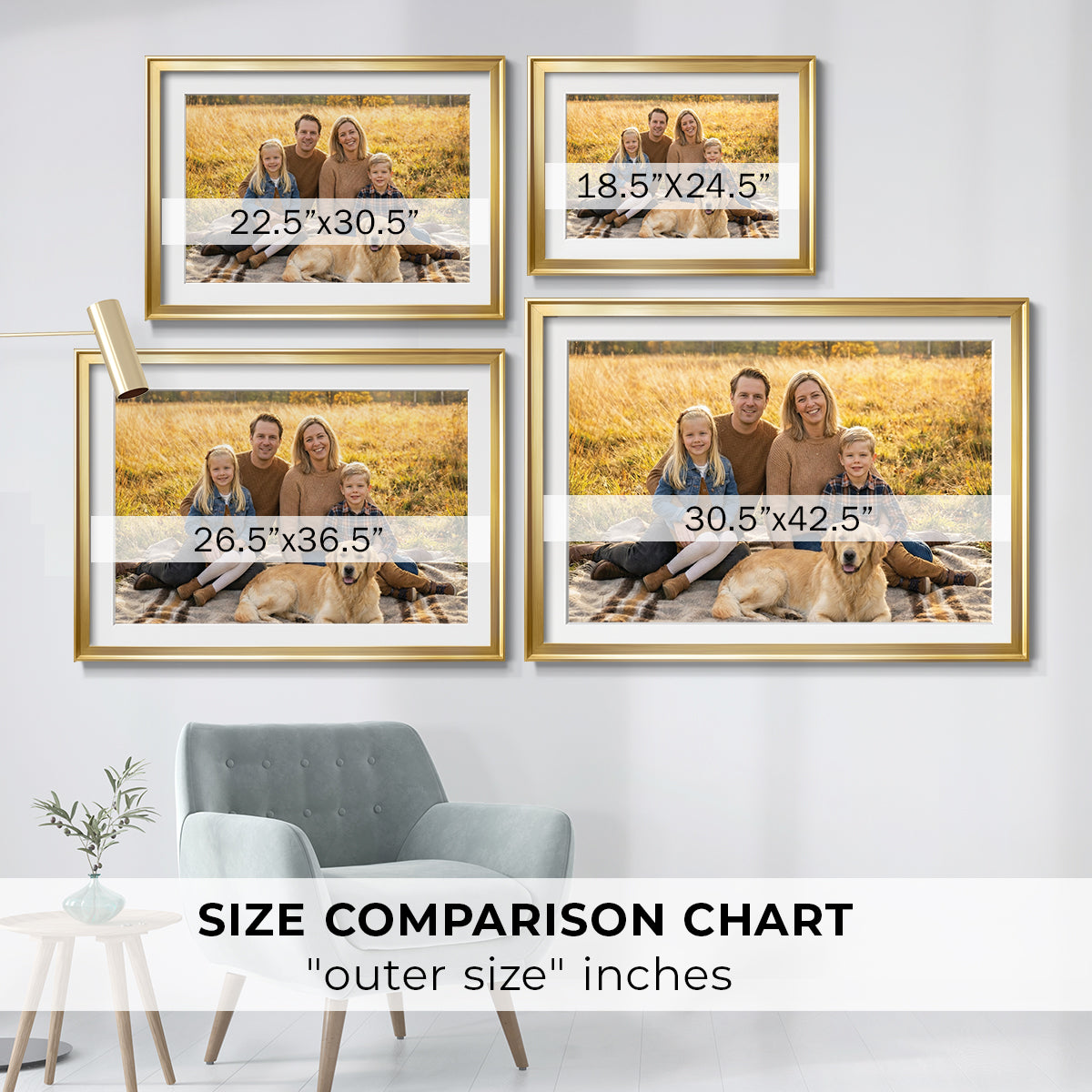 Modern Custom Framed Paper