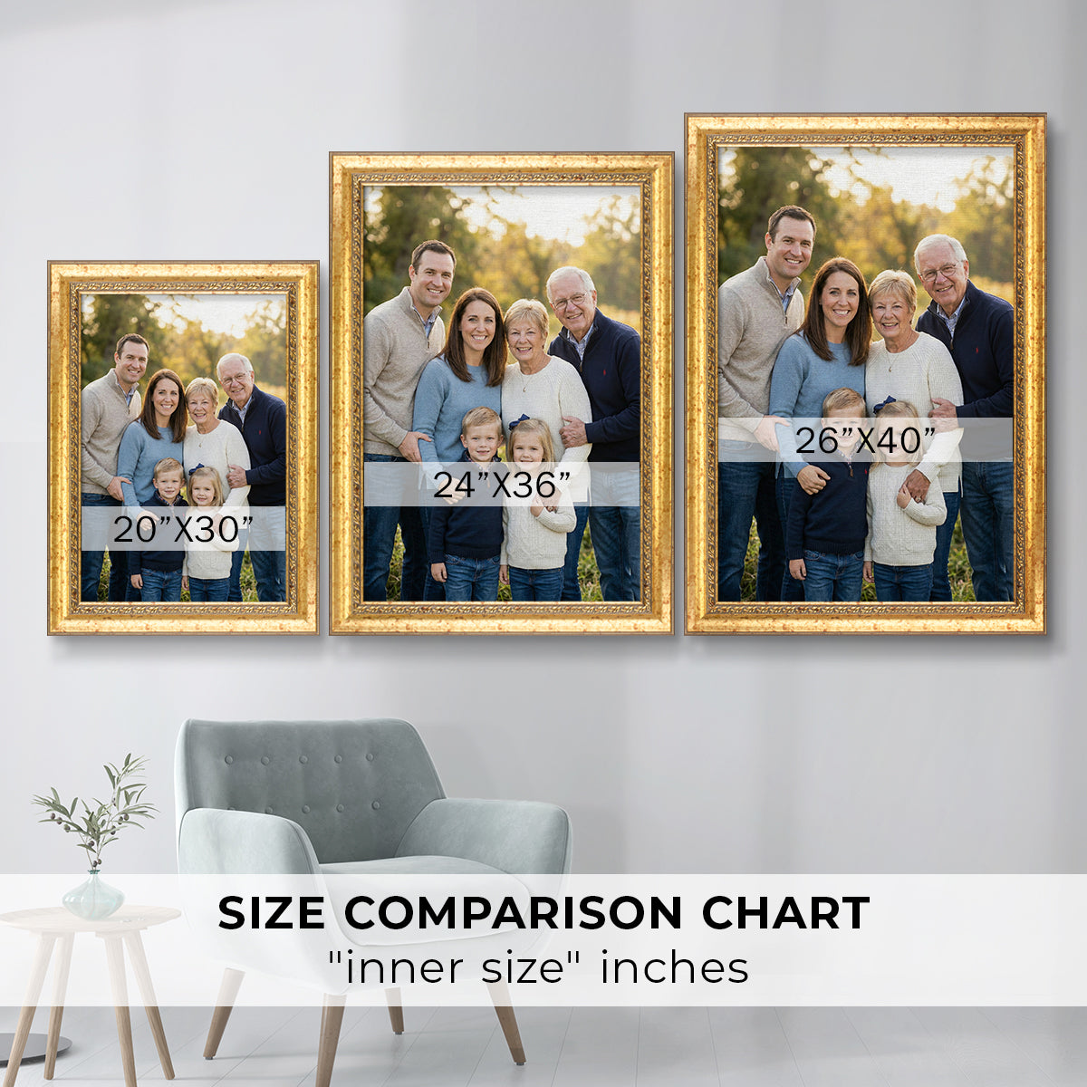 Custom Framed Canvas - Traditional & Ornate Collection