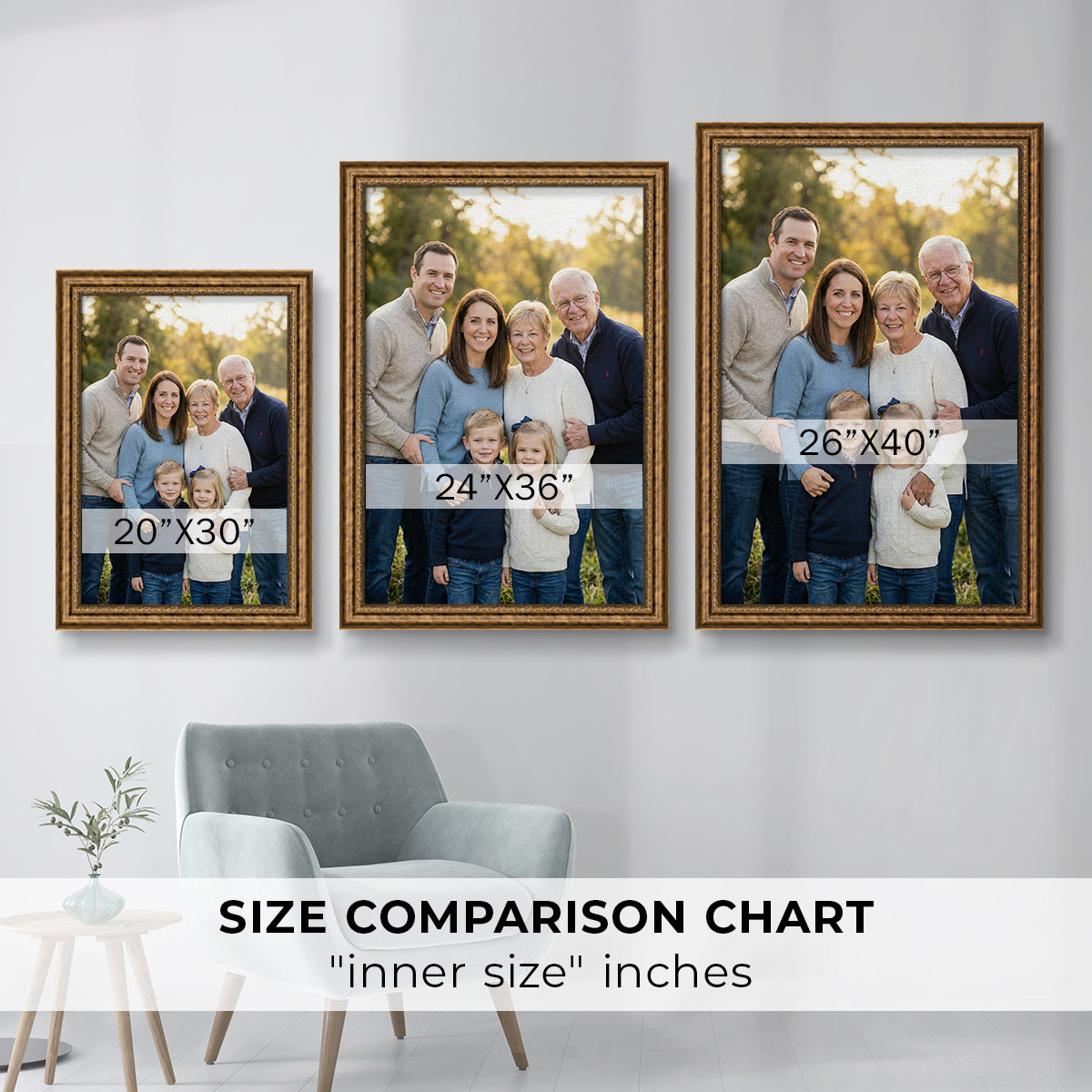 Custom Framed Canvas - Traditional & Ornate Collection