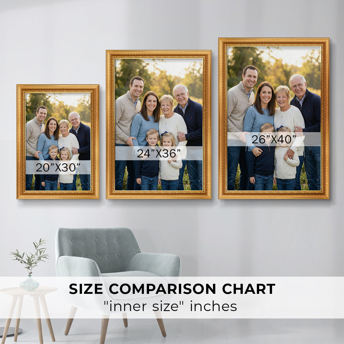 Custom Framed Canvas - Traditional & Ornate Collection
