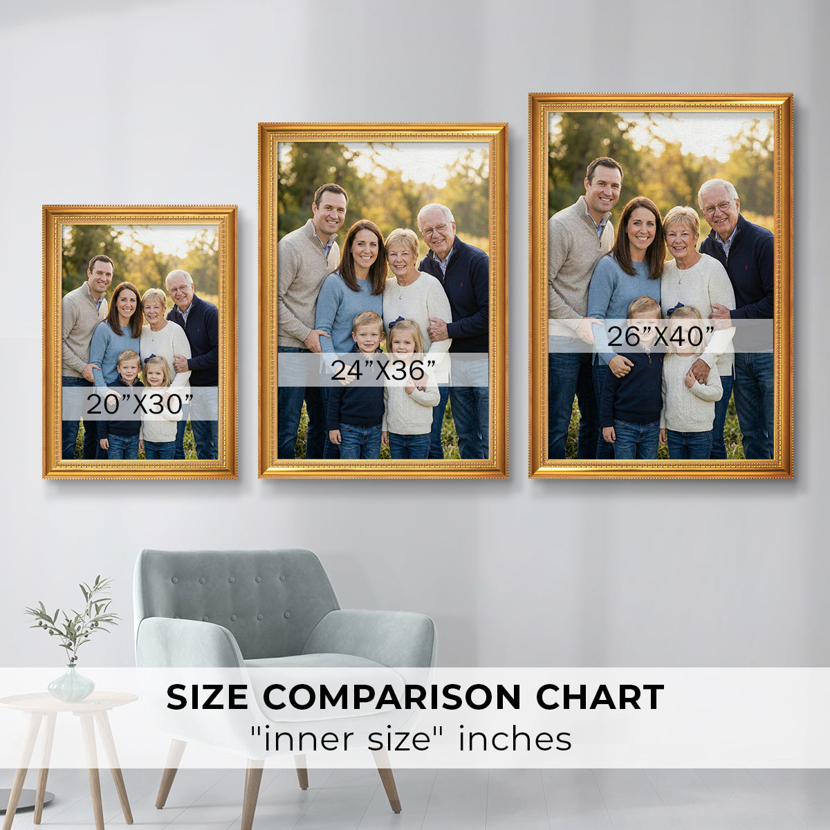 Custom Framed Canvas - Traditional & Ornate Collection