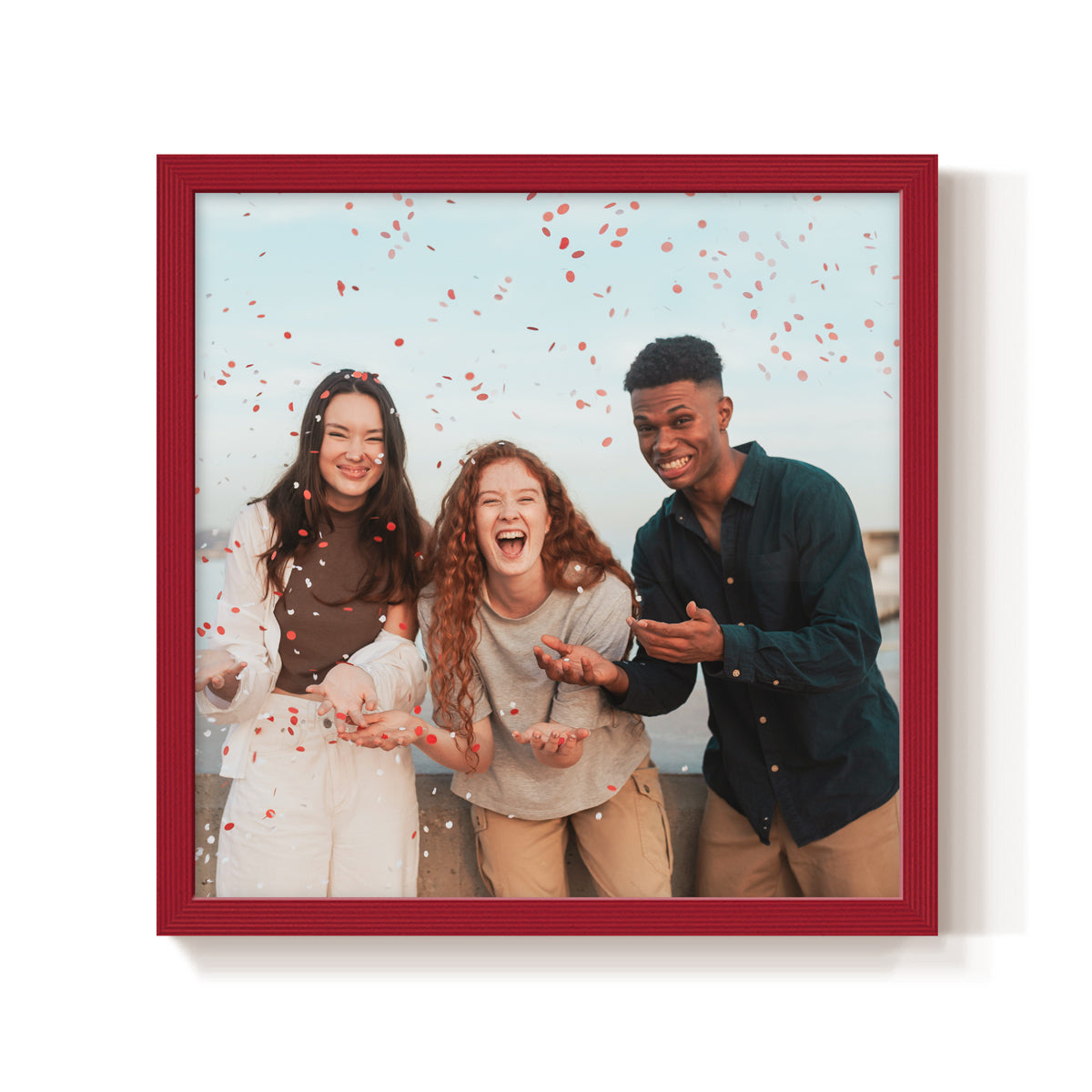 Custom Photo Frame Red