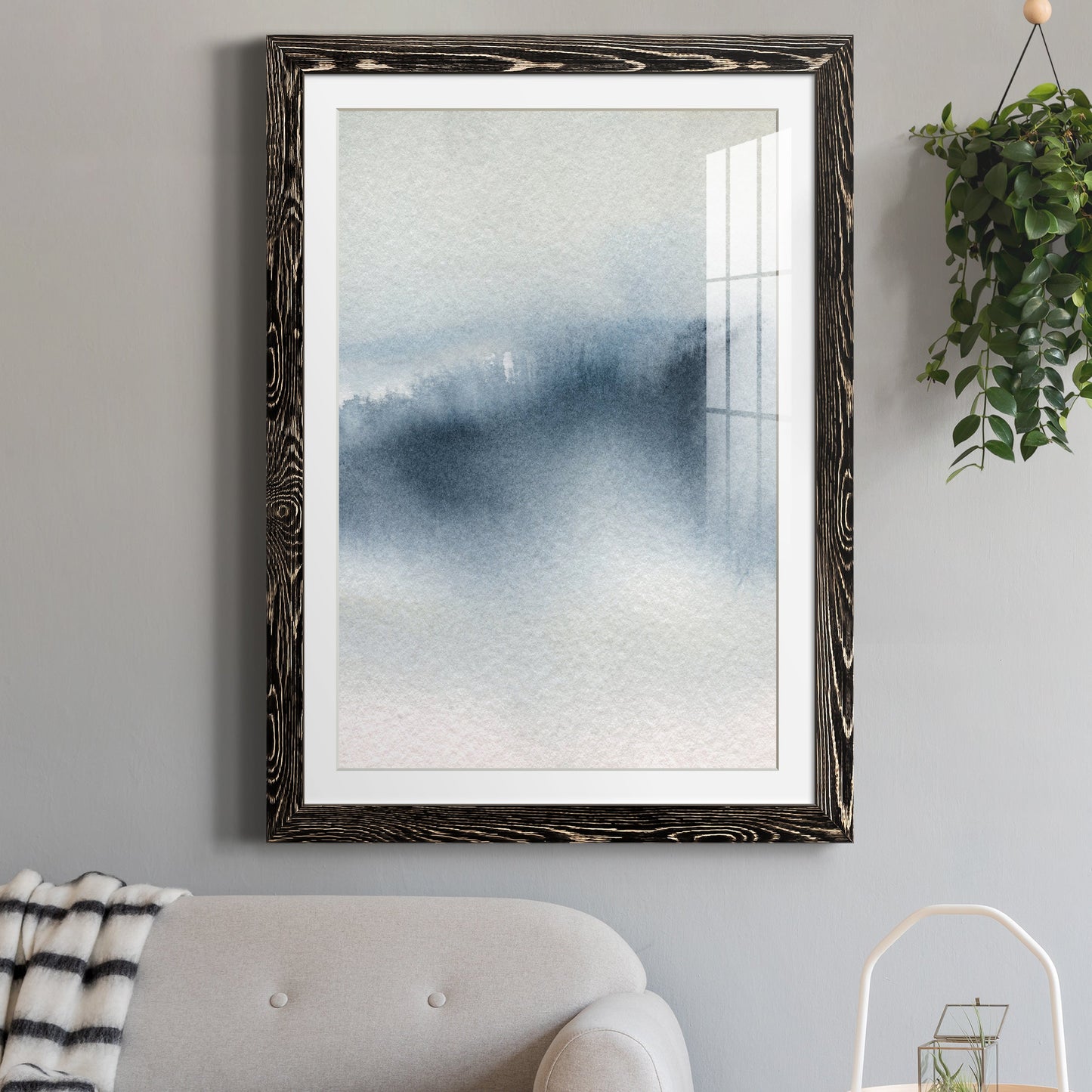 Summer Rain I - Premium Framed Print - Distressed Barnwood Frame - Ready to Hang