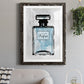 Blue Wash Perfume - Premium Framed Print - Distressed Barnwood Frame - Ready to Hang