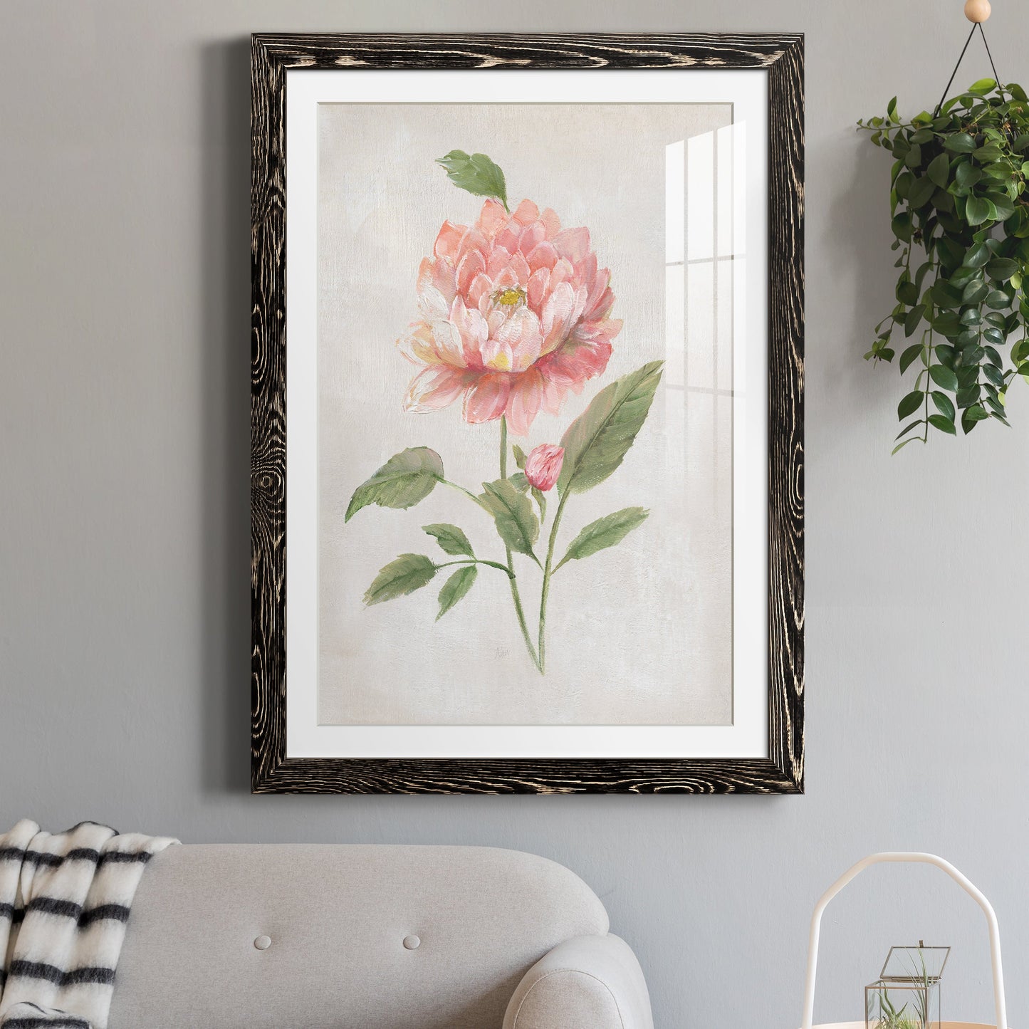 Grandiflora III - Premium Framed Print - Distressed Barnwood Frame - Ready to Hang