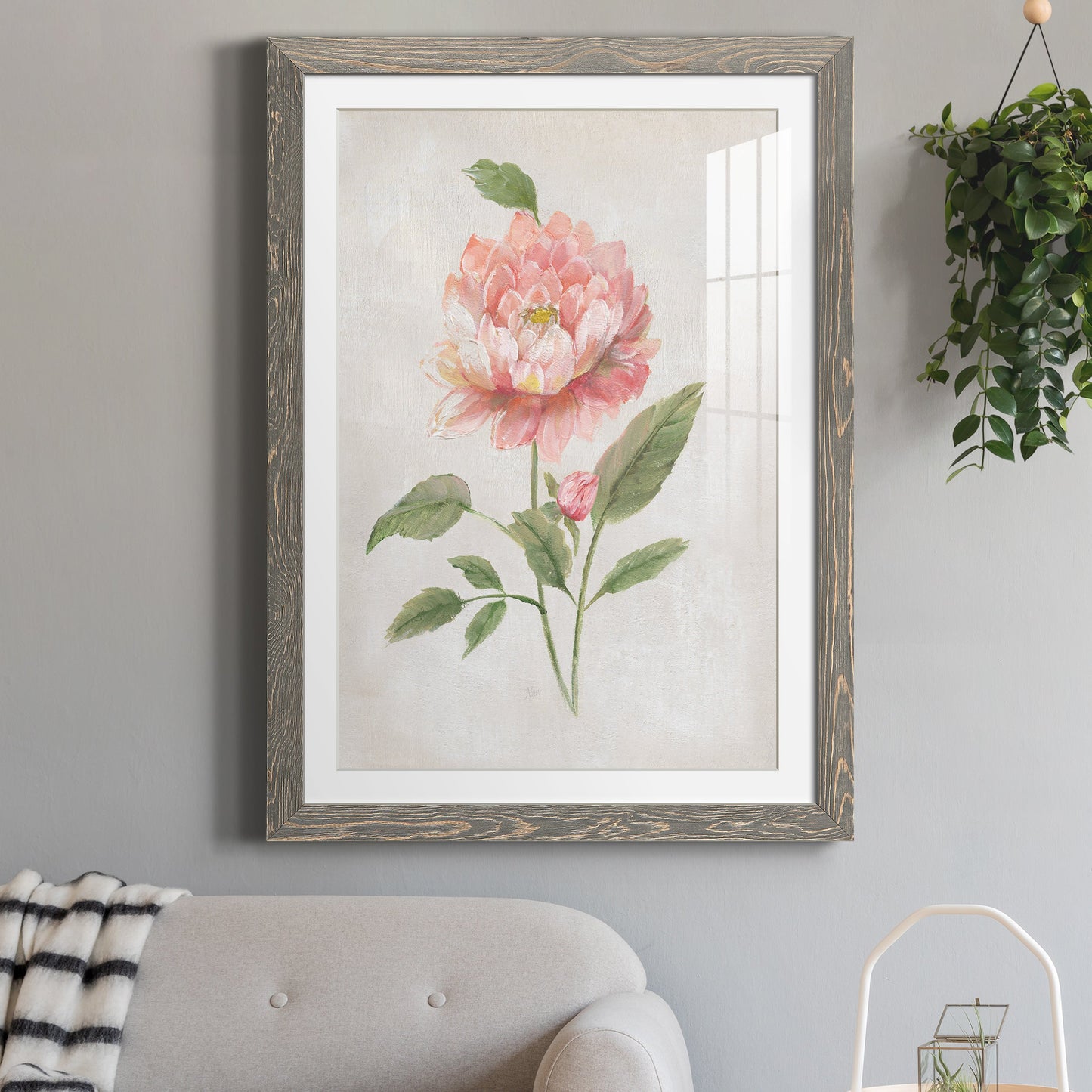 Grandiflora III - Premium Framed Print - Distressed Barnwood Frame - Ready to Hang