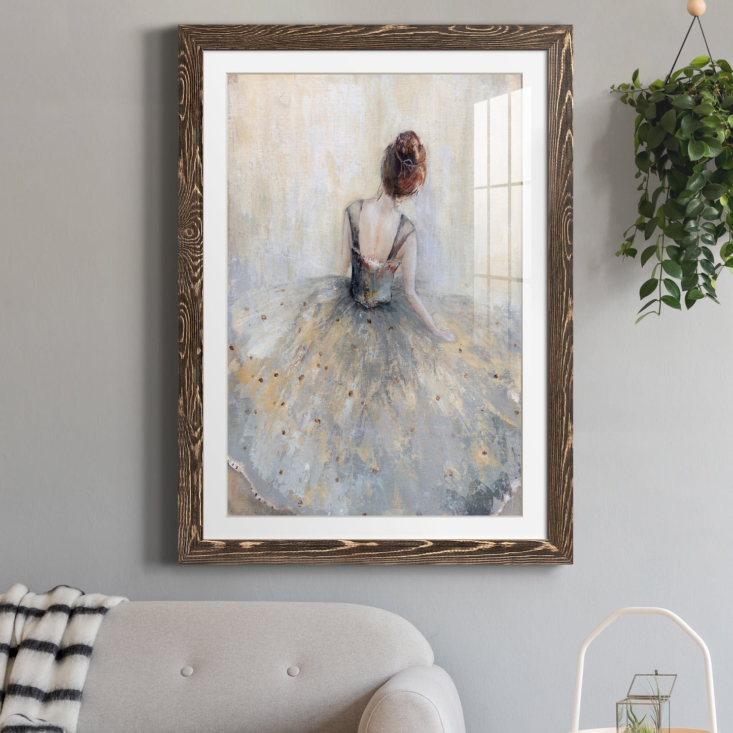 Beautiful Contemplation - Premium Framed Print - Distressed Barnwood Frame - Ready to Hang