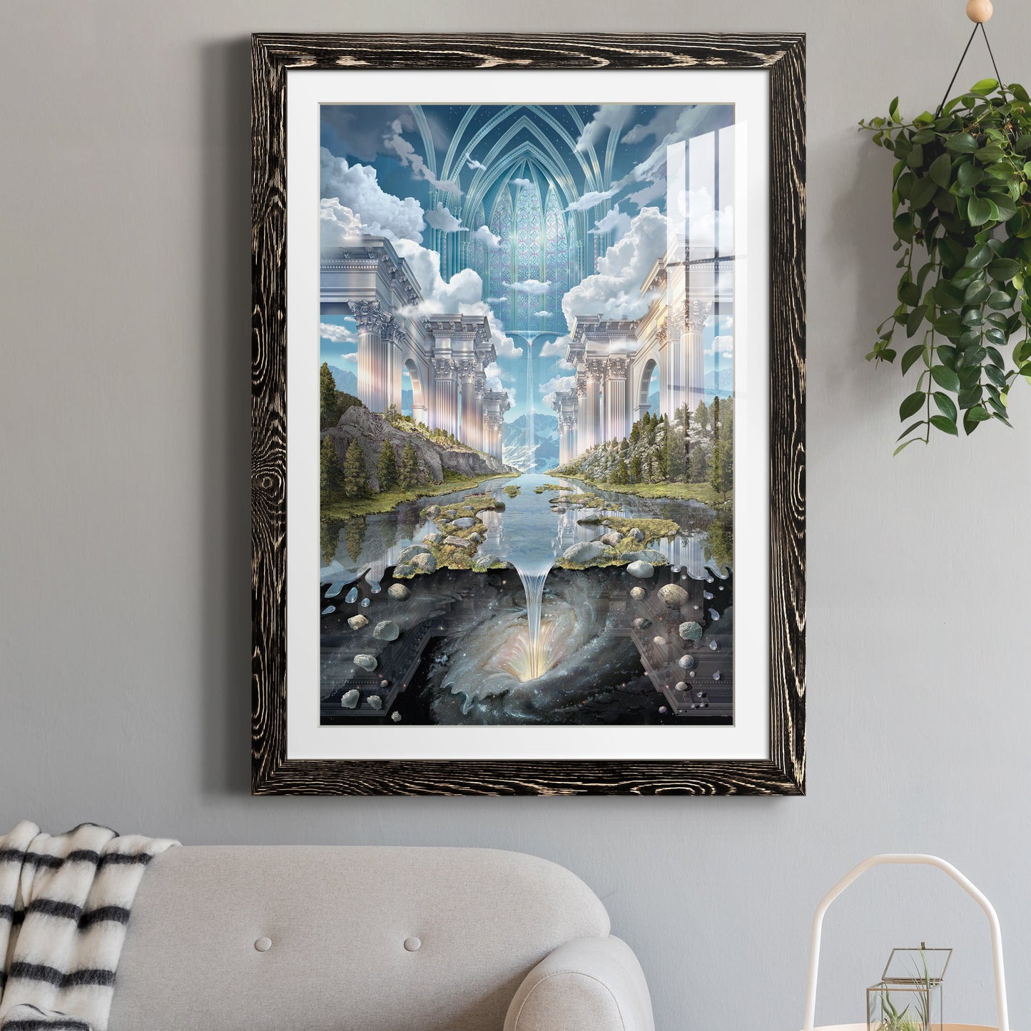 Genesis II - Premium Framed Print - Distressed Barnwood Frame - Ready to Hang