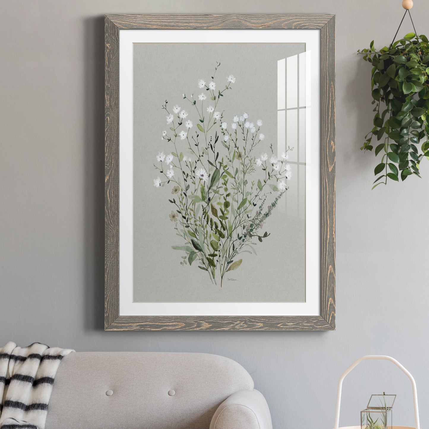 Bouquet of Grace II - Premium Framed Print - Distressed Barnwood Frame - Ready to Hang