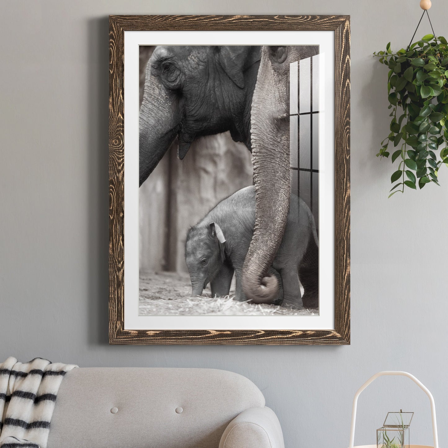 Family Moment - Premium Framed Print - Distressed Barnwood Frame - Ready to Hang