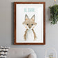 Be Brave Fox - Premium Framed Print - Distressed Barnwood Frame - Ready to Hang