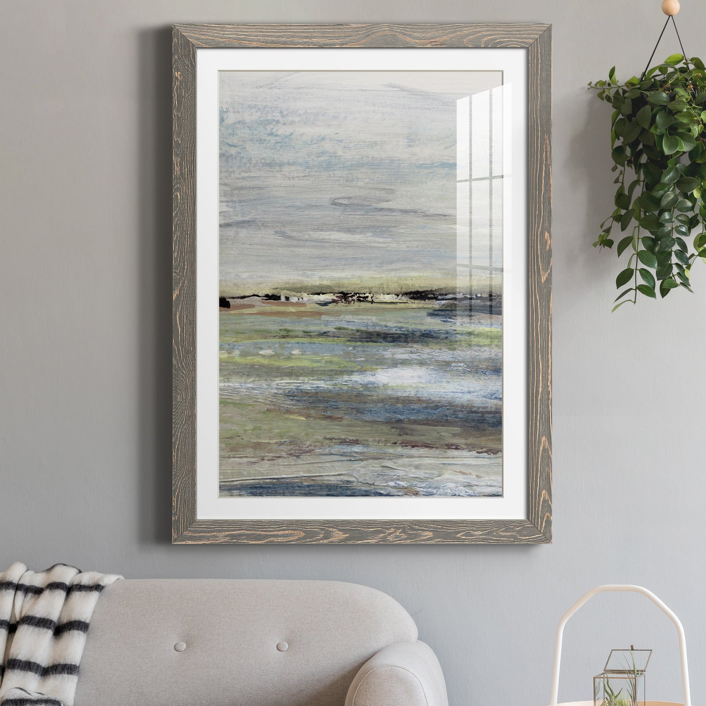 Wetlands I - Premium Framed Print - Distressed Barnwood Frame - Ready to Hang