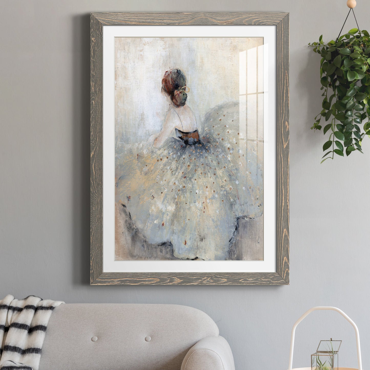 At A Glance - Premium Framed Print - Distressed Barnwood Frame - Ready to Hang