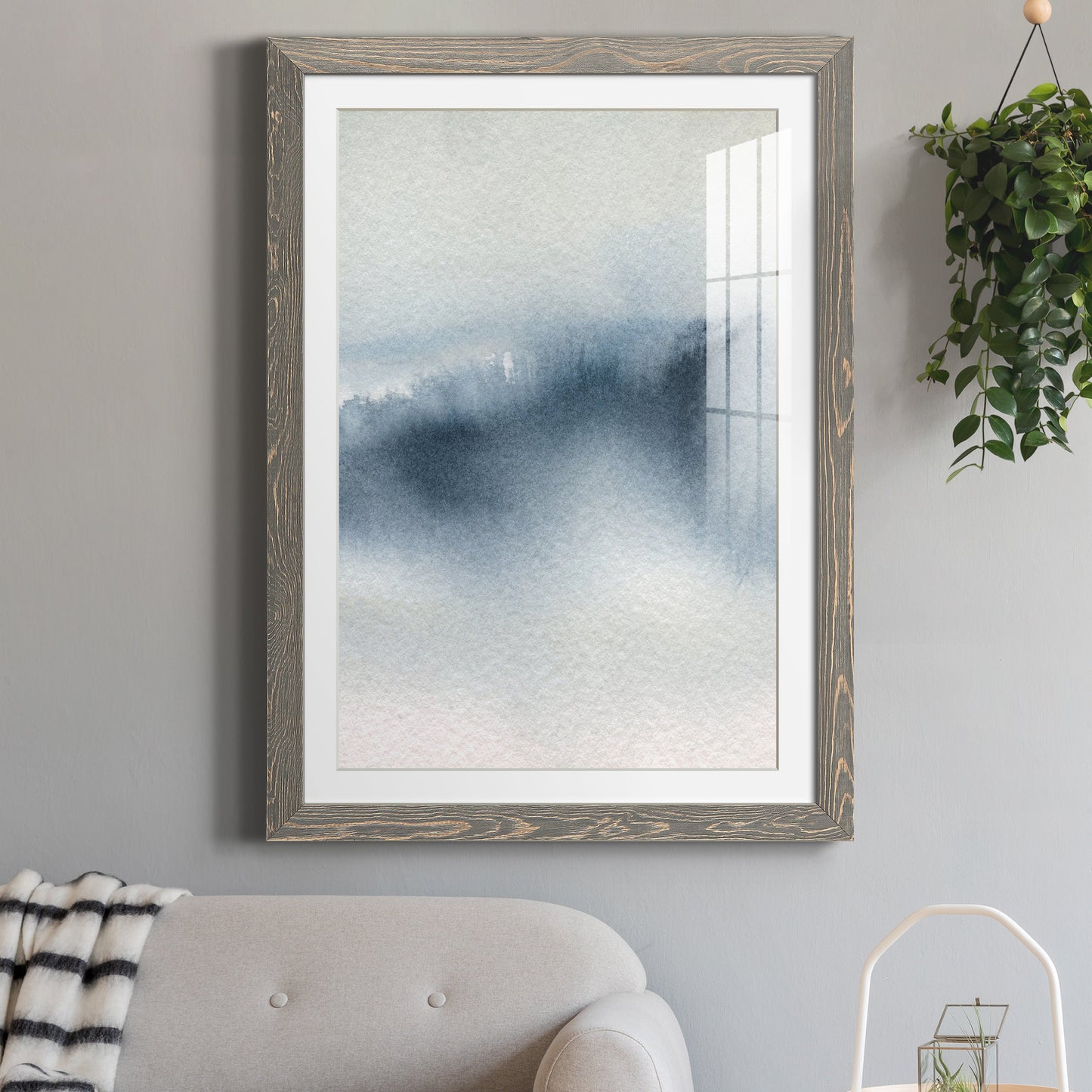 Summer Rain I - Premium Framed Print - Distressed Barnwood Frame - Ready to Hang