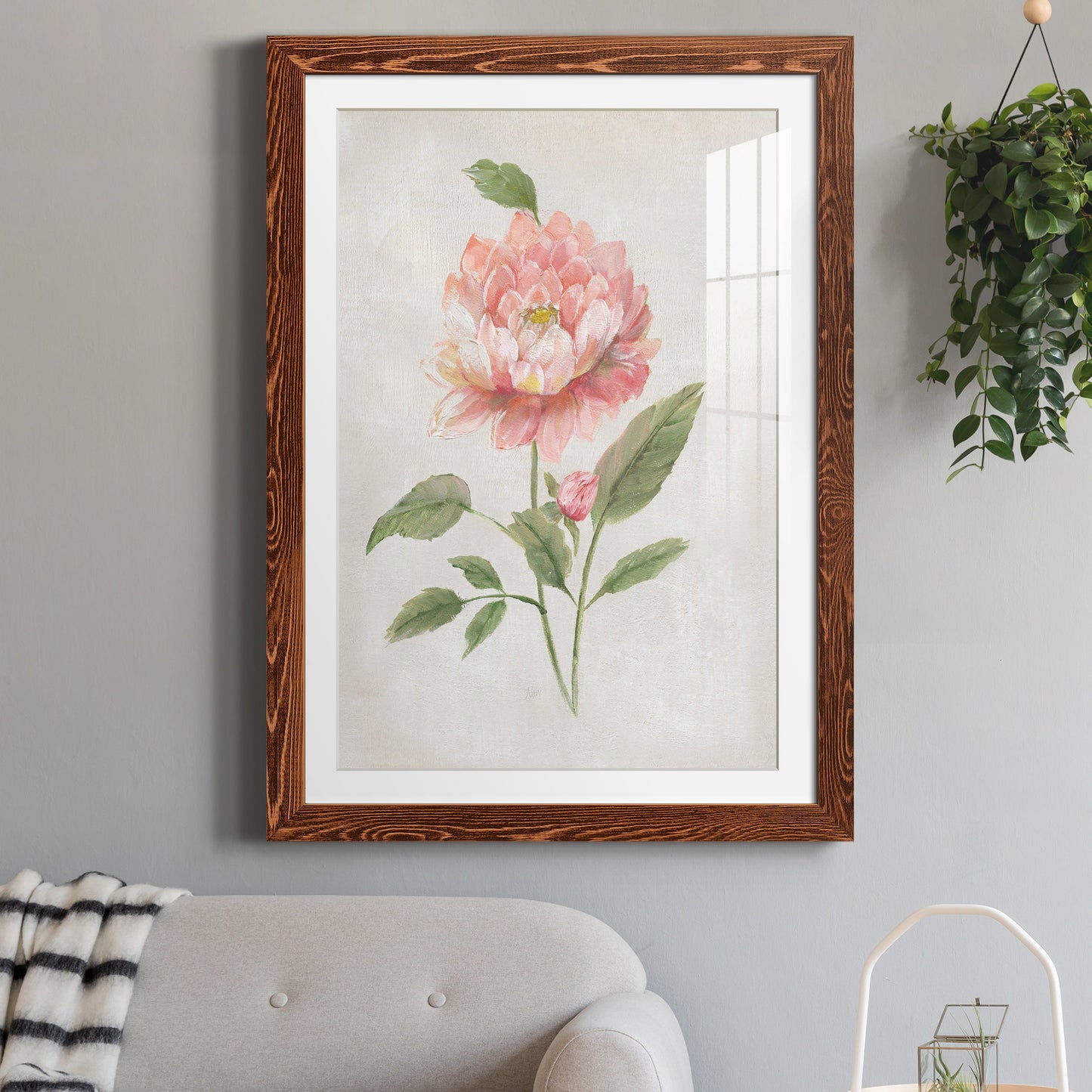 Grandiflora III - Premium Framed Print - Distressed Barnwood Frame - Ready to Hang