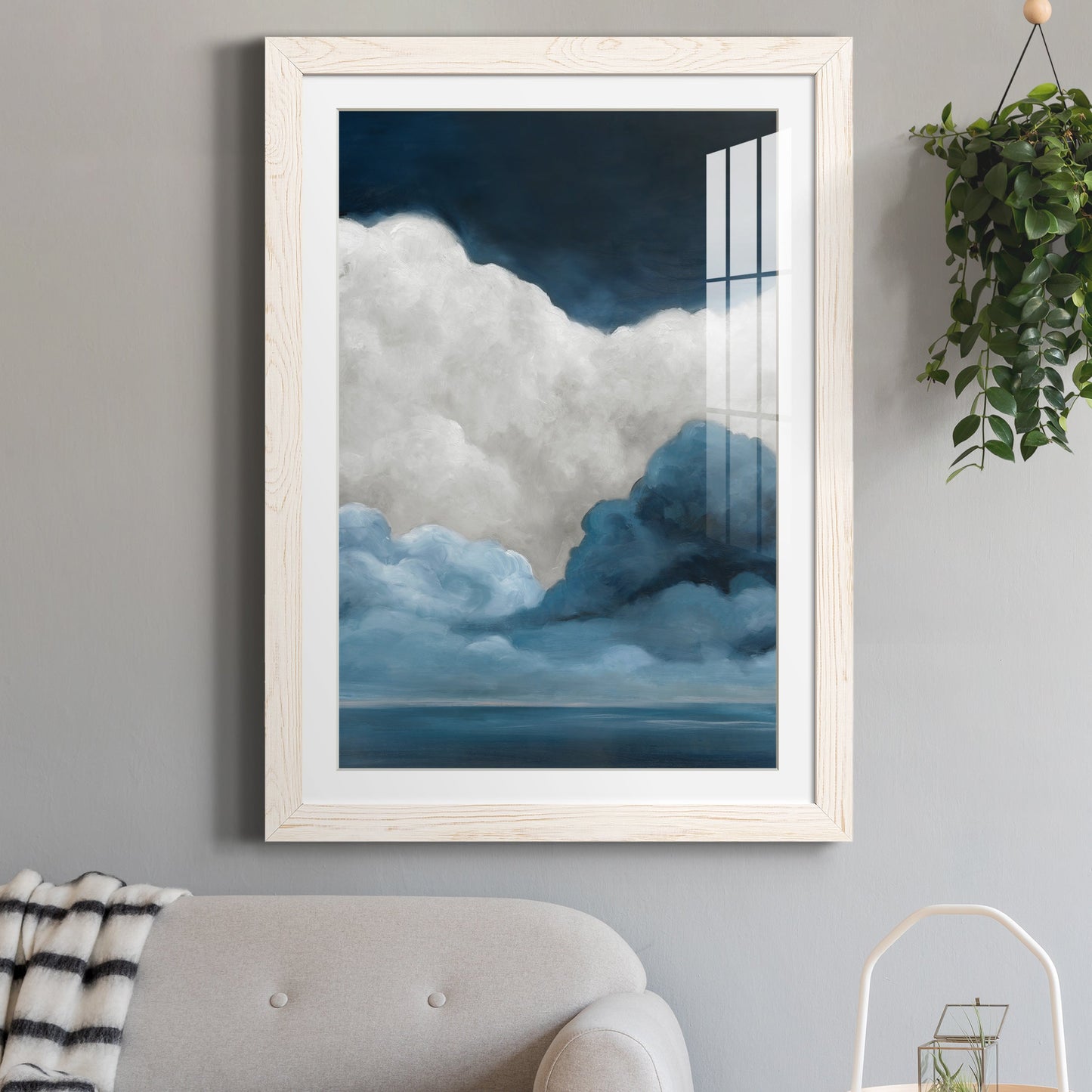 Nature's Drama I - Premium Framed Print - Distressed Barnwood Frame - Ready to Hang