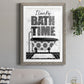 Bath Time - Premium Framed Print - Distressed Barnwood Frame - Ready to Hang