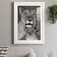 Lioness and Cub - Premium Framed Print - Distressed Barnwood Frame - Ready to Hang