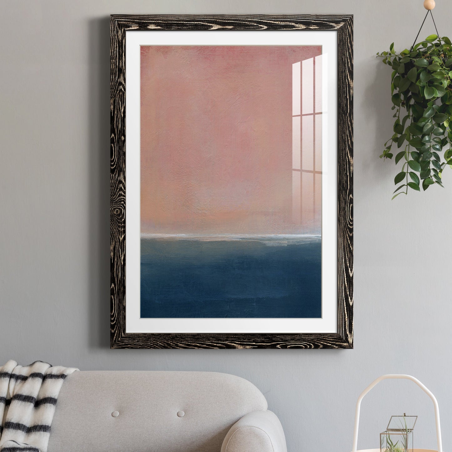 Sunset - Premium Framed Print - Distressed Barnwood Frame - Ready to Hang