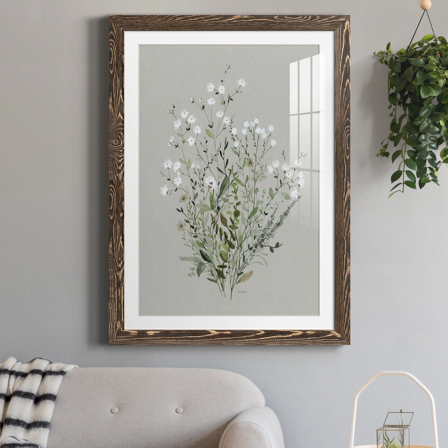 Bouquet of Grace II - Premium Framed Print - Distressed Barnwood Frame - Ready to Hang