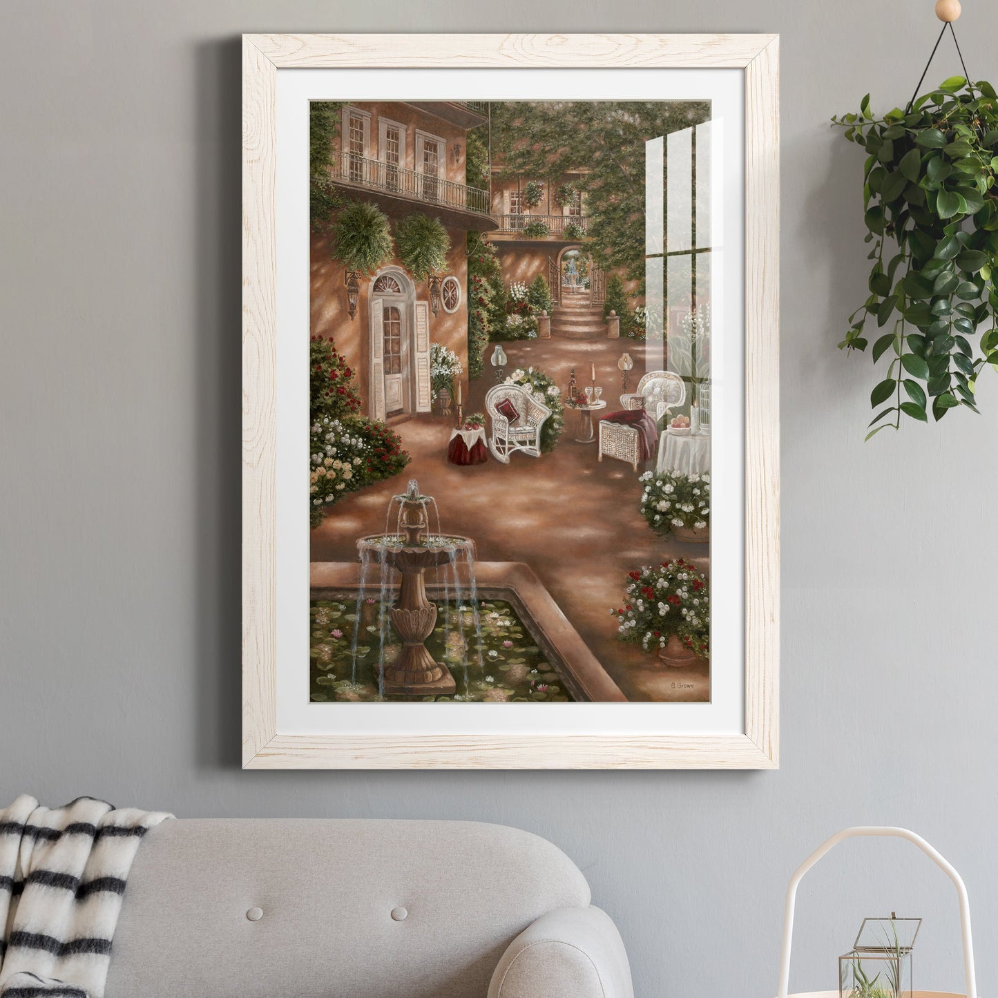 Evening Cocktails I - Premium Framed Print - Distressed Barnwood Frame - Ready to Hang