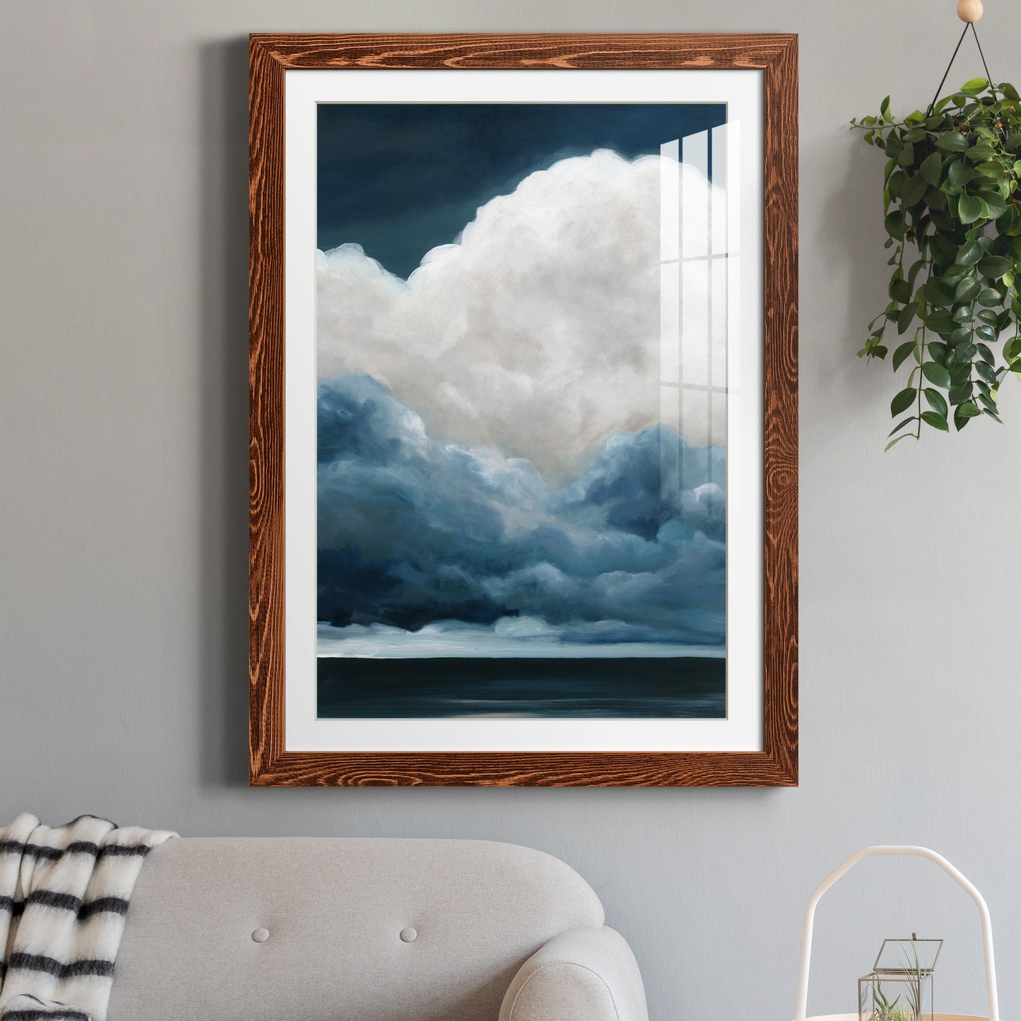 Nature's Drama II - Premium Framed Print - Distressed Barnwood Frame - Ready to Hang