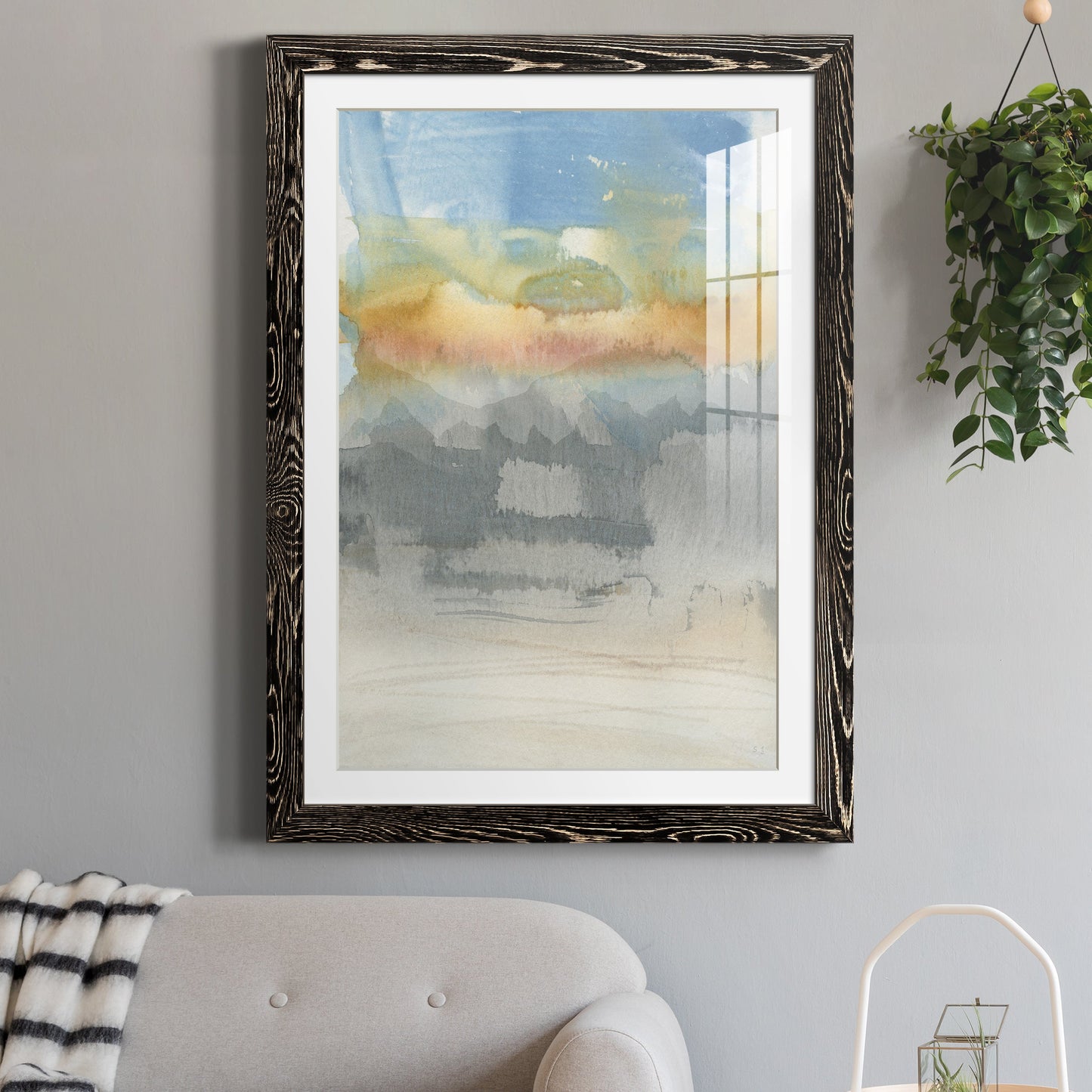 High Desert Sunset II - Premium Framed Print - Distressed Barnwood Frame - Ready to Hang