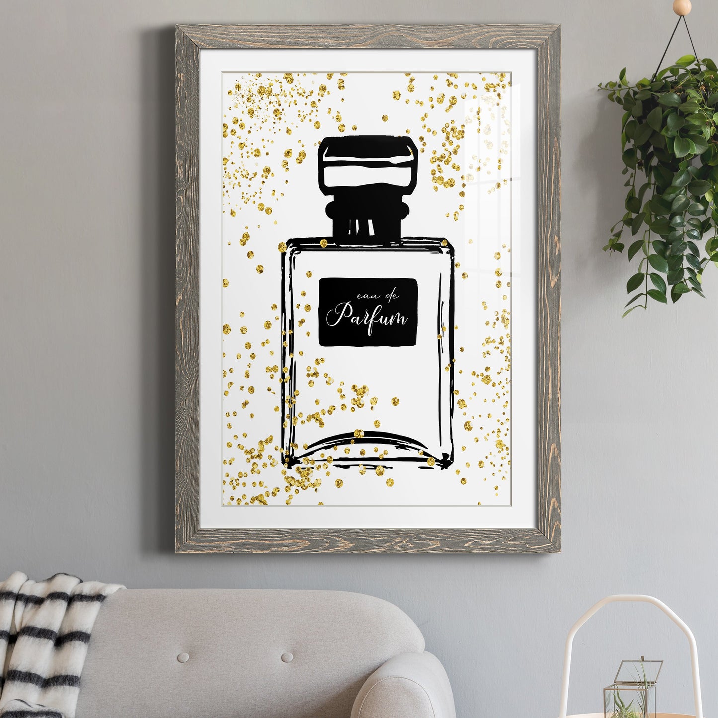 Glitter Perfume II - Premium Framed Print - Distressed Barnwood Frame - Ready to Hang