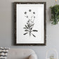 Inky Botanical I - Premium Framed Print - Distressed Barnwood Frame - Ready to Hang