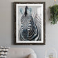 Namibia Zebra - Premium Framed Print - Distressed Barnwood Frame - Ready to Hang