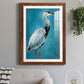 Great Blue Heron I - Premium Framed Print - Distressed Barnwood Frame - Ready to Hang