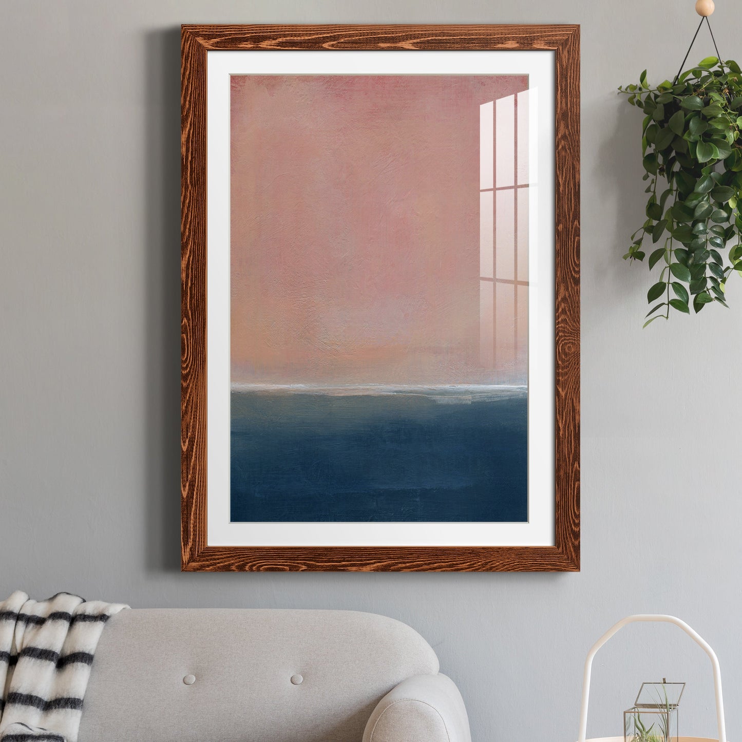 Sunset - Premium Framed Print - Distressed Barnwood Frame - Ready to Hang