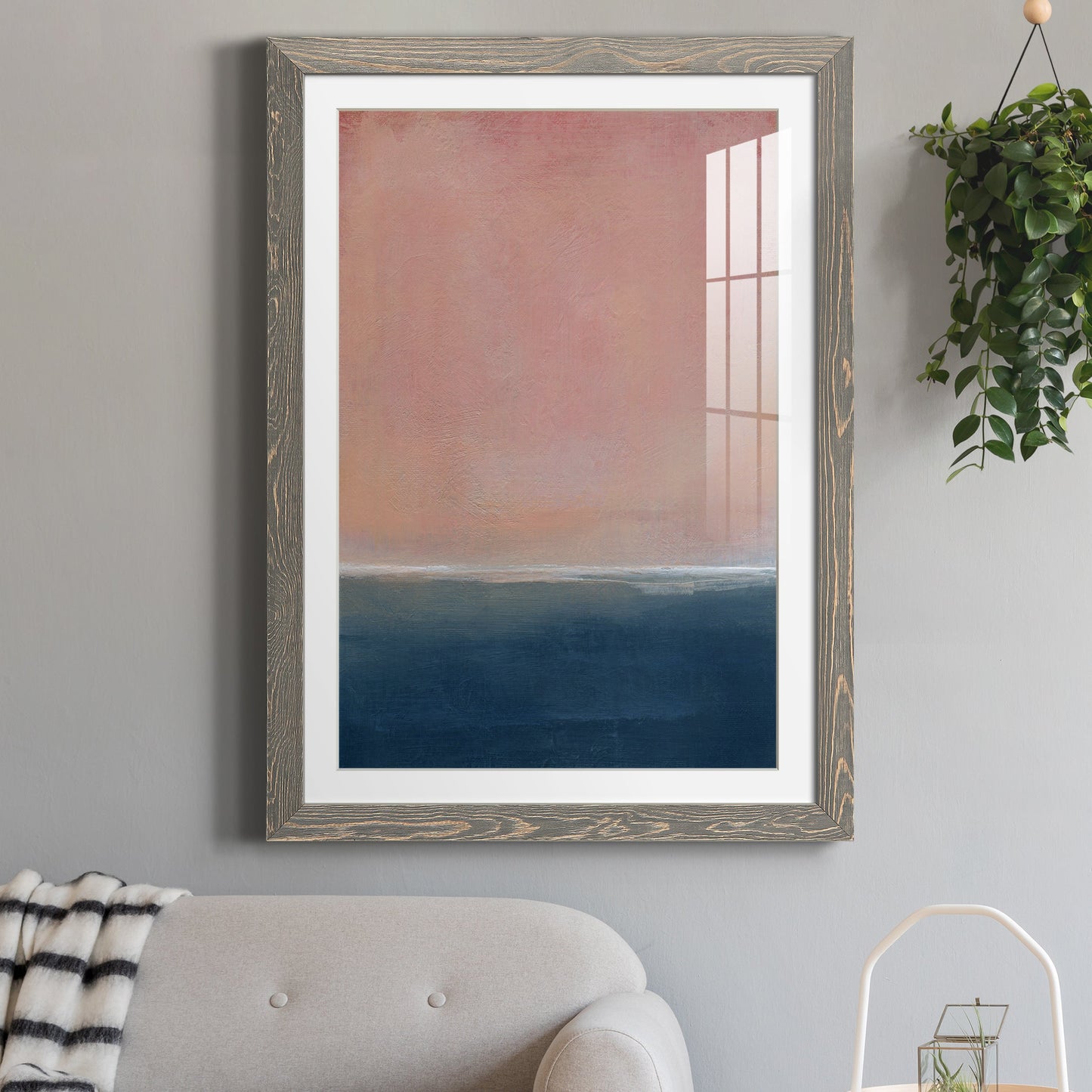 Sunset - Premium Framed Print - Distressed Barnwood Frame - Ready to Hang