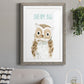 Dream Big Owl - Premium Framed Print - Distressed Barnwood Frame - Ready to Hang