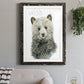 Forest Fur Baby Bear - Premium Framed Print - Distressed Barnwood Frame - Ready to Hang