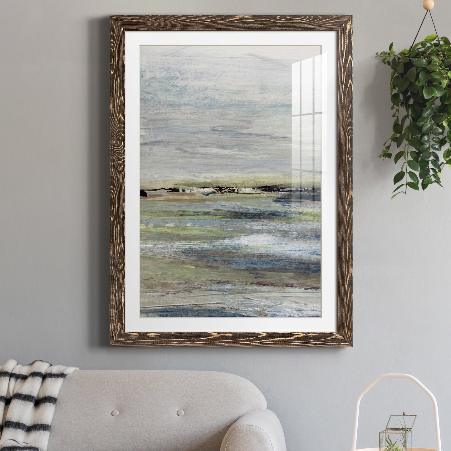 Wetlands I - Premium Framed Print - Distressed Barnwood Frame - Ready to Hang