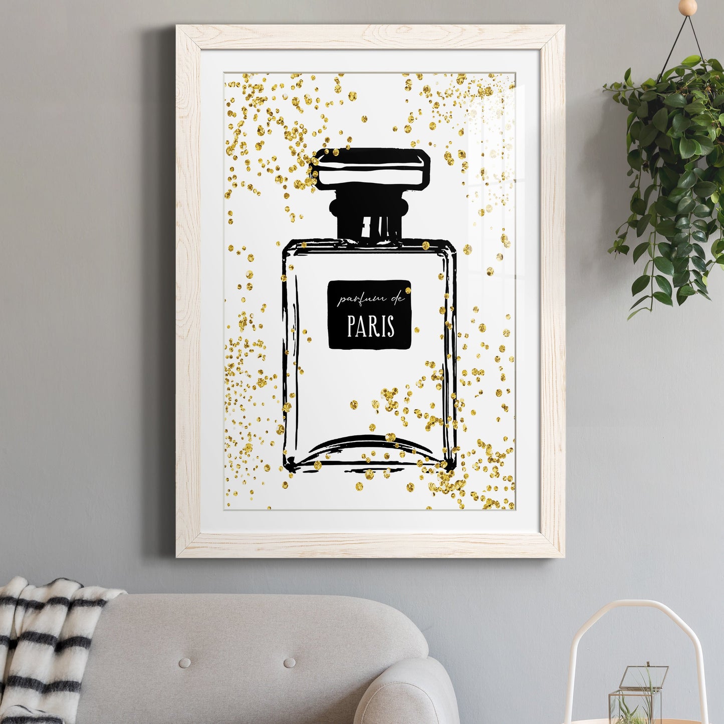 Glitter Perfume I - Premium Framed Print - Distressed Barnwood Frame - Ready to Hang