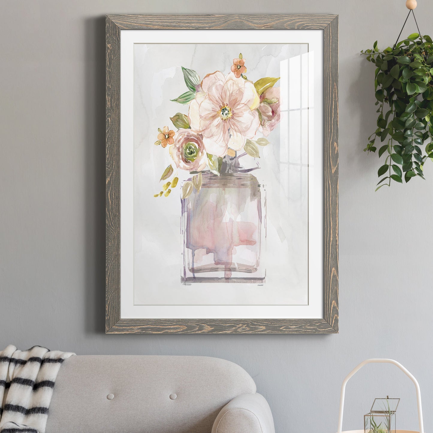 Mini Bouquet I - Premium Framed Print - Distressed Barnwood Frame - Ready to Hang