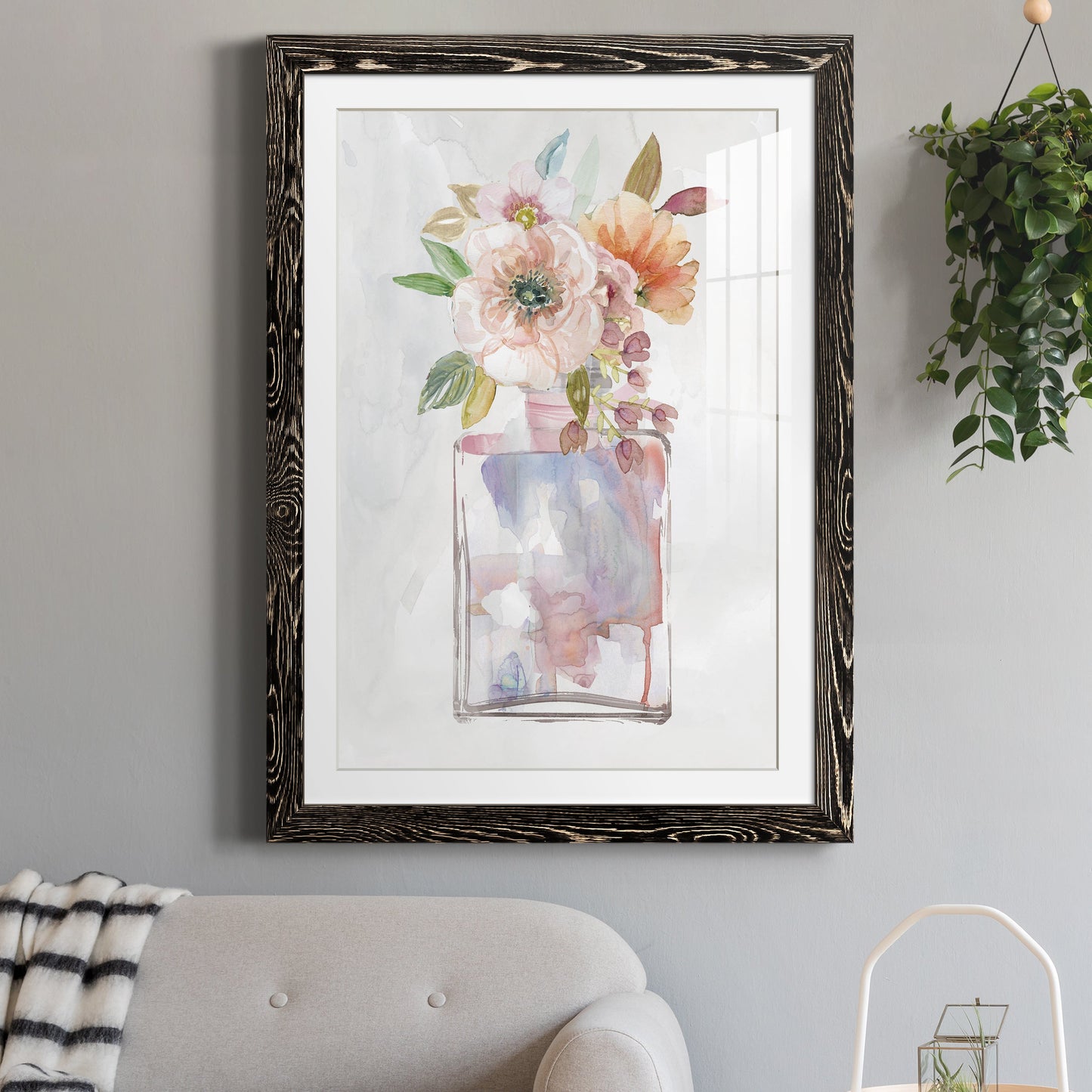 Mini Bouquet II - Premium Framed Print - Distressed Barnwood Frame - Ready to Hang