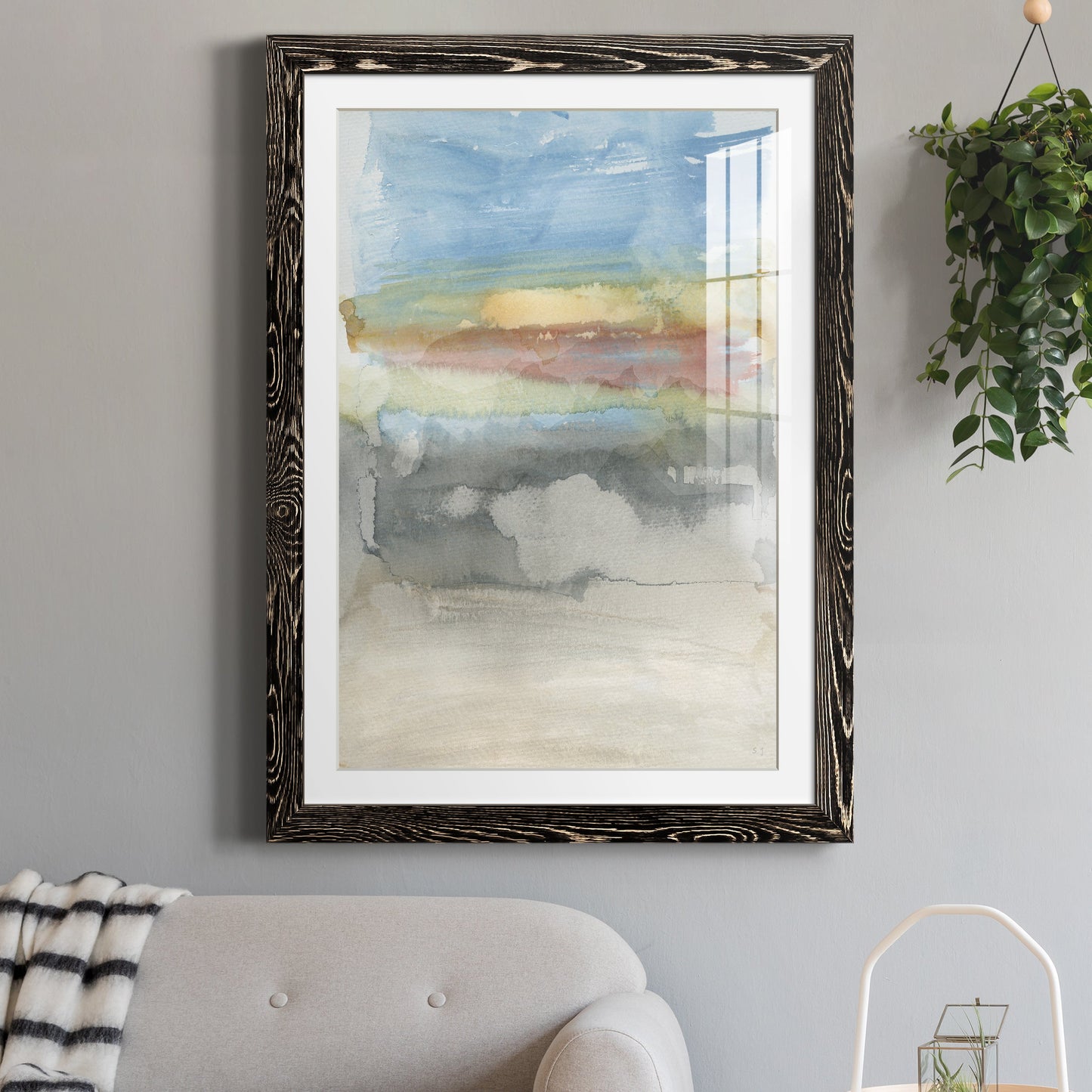 High Desert Sunset I - Premium Framed Print - Distressed Barnwood Frame - Ready to Hang