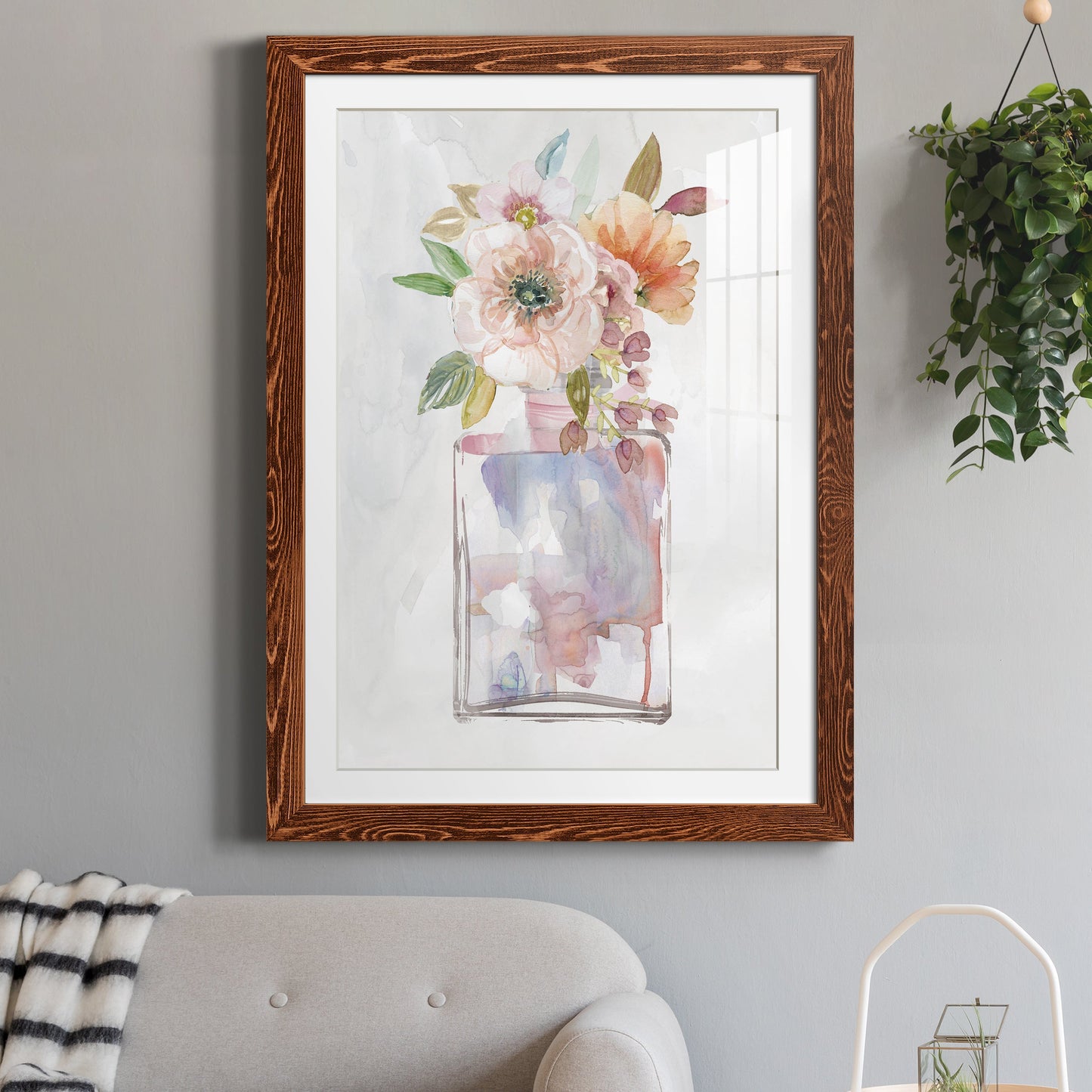 Mini Bouquet II - Premium Framed Print - Distressed Barnwood Frame - Ready to Hang