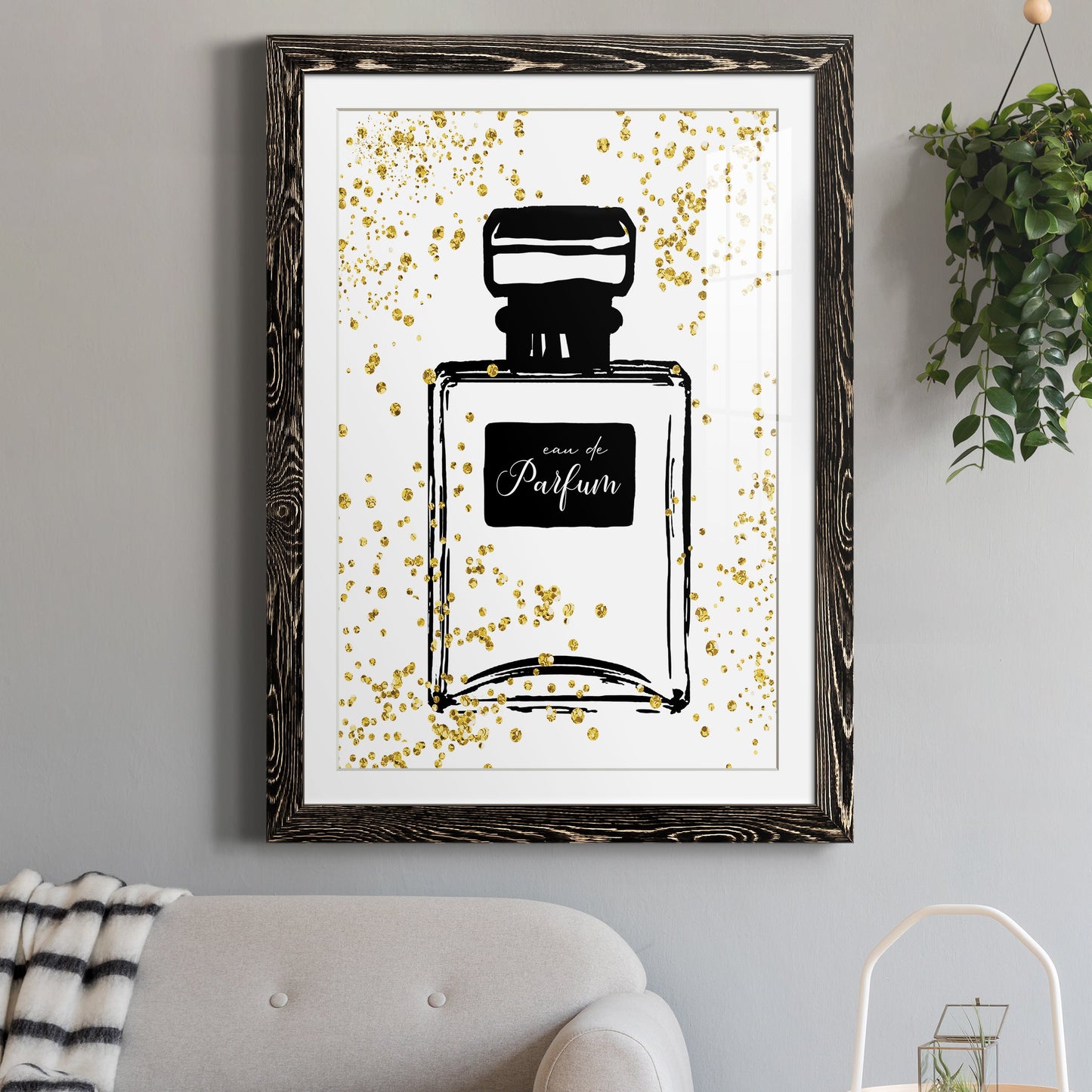 Glitter Perfume II - Premium Framed Print - Distressed Barnwood Frame - Ready to Hang