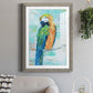 Island Parrot II - Premium Framed Print - Distressed Barnwood Frame - Ready to Hang