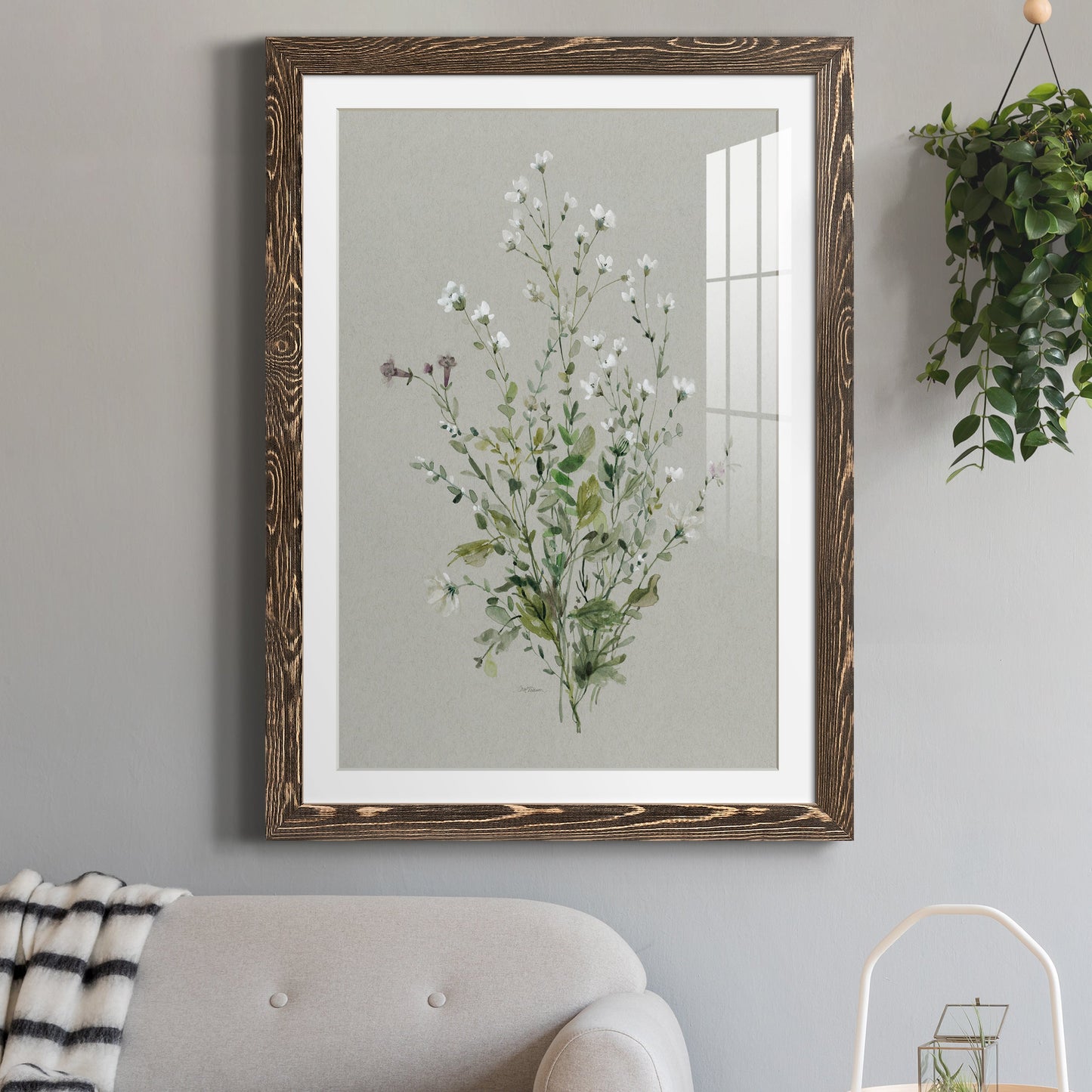 Bouquet of Grace I - Premium Framed Print - Distressed Barnwood Frame - Ready to Hang