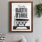 Bath Time - Premium Framed Print - Distressed Barnwood Frame - Ready to Hang